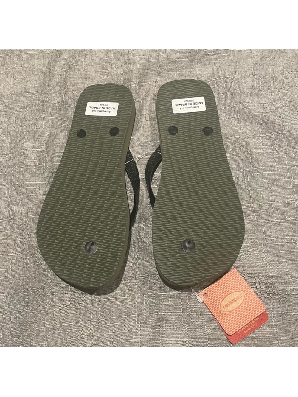 HAVAIANAS Men’s Top Aloha Leaf Print Flip Flop - Picture 4 of 4